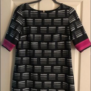 Eliza J Black / Pink dress